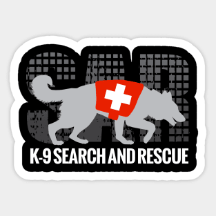 K-9 Search and Rescue Sticker